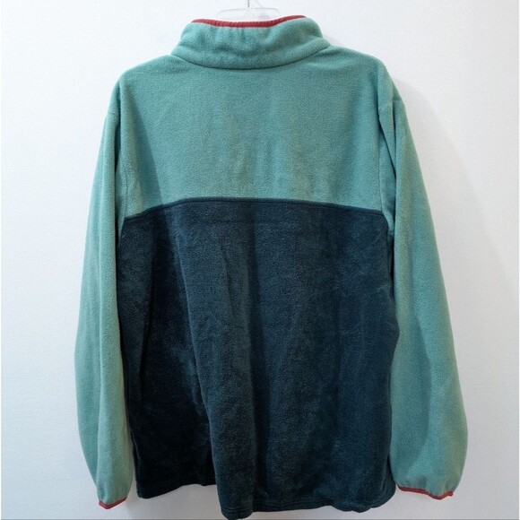 Columbia Benton Springs 1/2 Snap Pullover, Green Color Block, Women's 3X - Picture 5 of 10